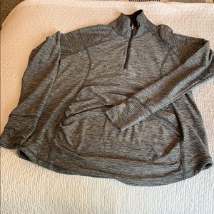 Maternity half zip jacket